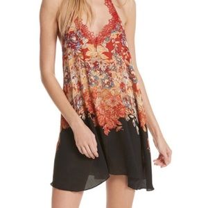 Free People Floral Mini Dress